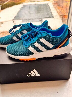 adidas Racer TR 2.0 K Youth Sneakers Blue/White Size 6